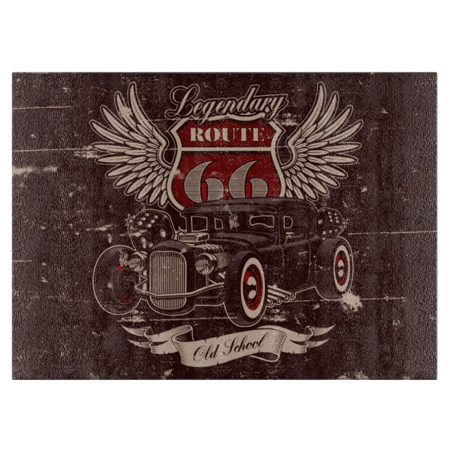 Planche À Découper Route 66 (Devant)