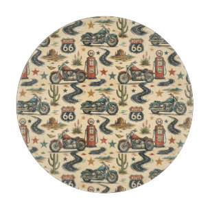 Planche À Découper Route 66 Cuisine Américaine Décor de Cuisine pour