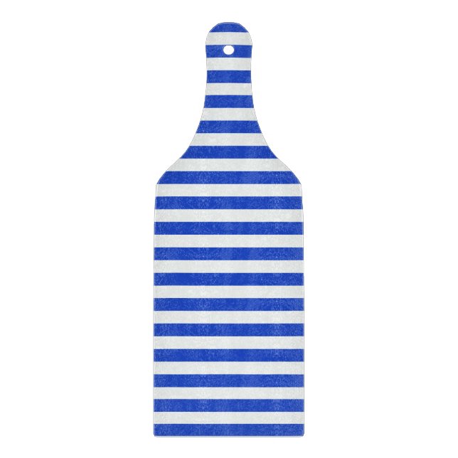 Planche À Découper Royal Blue Combination Stripes par Shirley Taylor (Devant)