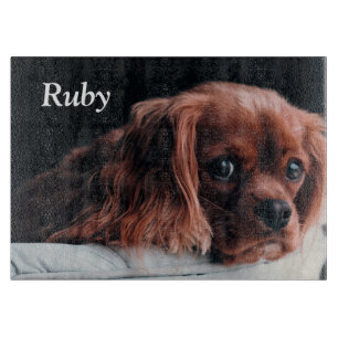 Planche À Découper Ruby Cavalier King Charles Spaniel Chien Chien Chi