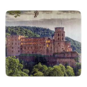 Planche À Découper Ruines célèbres de château, Heidelberg, Allemag