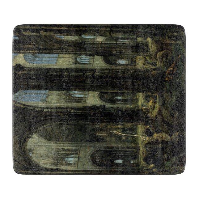 Planche À Découper Ruines de l'église gothique (par Carl Blechen) (Devant)