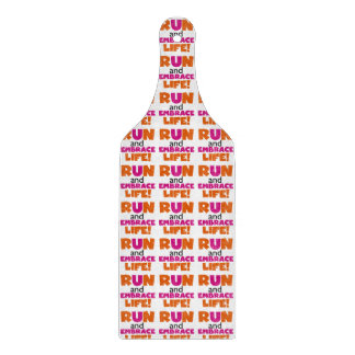 Planche À Découper Run and Embrassez Life Orange Pink