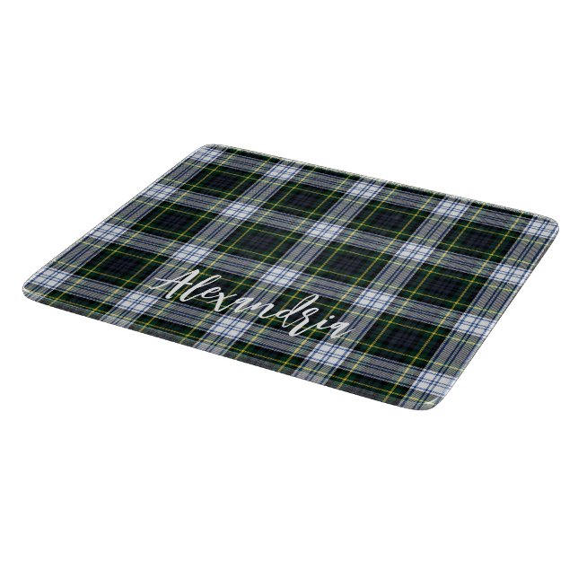 Planche À Découper Russe Plaid Clan Gordon Tartan personnalisé (Coin)