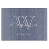 Rustic Mariage Cadeau Monogramme Nom de famille Co