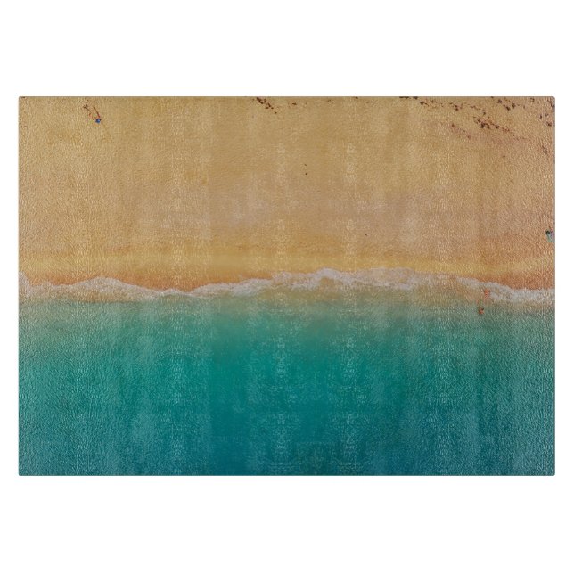 Planche À Découper Sable et rivage de la mer Photo (Devant)