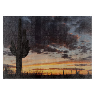 Planche À Découper Saguaro Sunset III Arizona Desert Paysage