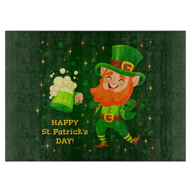 Planche À Découper Saint Patrick's Day (Devant)