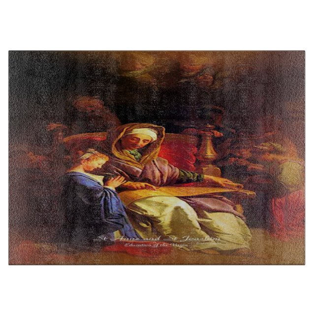 Planche À Découper Saints Anne et Joachim, Parents de Marie (Devant)