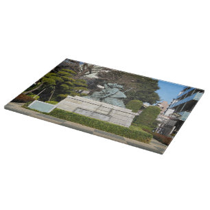 Planche À Découper Samurai Kamakura Gongoro Kagemasa Kabuki Statue