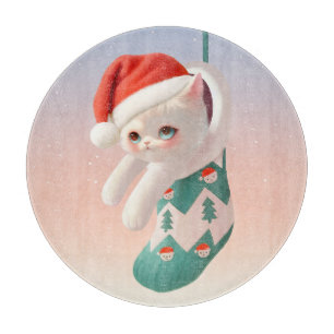 Planche À Découper Santa Cat : Bao Bao dans l'art de la chaussette de