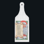 Planche À Découper Santa Claus Christmas Cutting Board<br><div class="desc">Accrochez cette illustration primée par votre sapin de Noël en cette période de fêtes. Le Père Noël tient un parchemin avec le poème bien-aimé Clément Clarke Moore,  'Visite de Saint Nicolas' ou comme on l'appelle plus communément,  'C'était la nuit avant Noël'.</div>