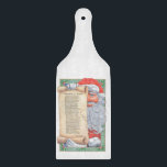 Planche À Découper Santa Claus Christmas Cutting Board<br><div class="desc">Accrochez cette illustration primée par votre sapin de Noël en cette période de fêtes. Le Père Noël tient un parchemin avec le poème bien-aimé Clément Clarke Moore,  'Visite de Saint Nicolas' ou comme on l'appelle plus communément,  'C'était la nuit avant Noël'.</div>