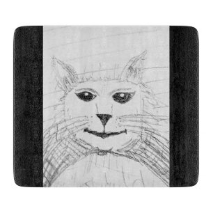 Planche À Découper Sassy Cat Cutting Board