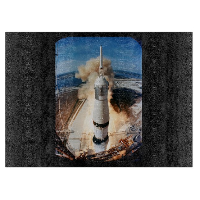 Planche À Découper Saturn V lancement de fusée 1969 Apollo Spacecraft (Devant)