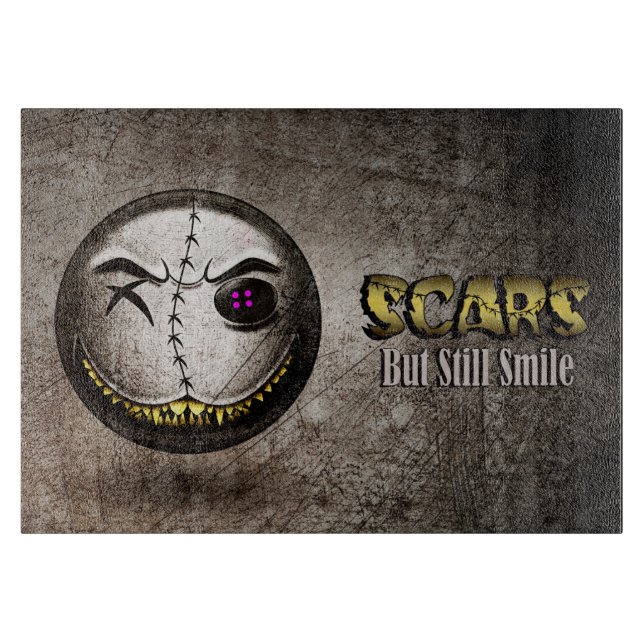 Planche À Découper Scarmoji Vintage (Devant)