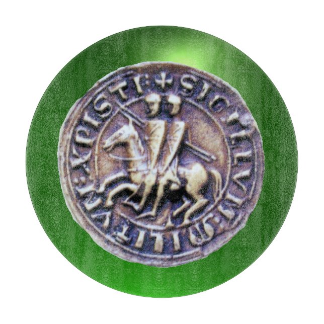 Planche À Découper SCEAU DES CHEVALIERS MODÈLE JEU vert (Devant)