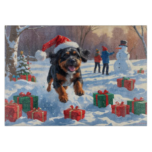 Planche À Découper Scène de Noël des Bouviers des Flandres