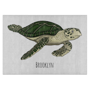 Planche À Découper Sea turtle cartoon