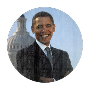 Planche À Découper Sénateur américain, 44e président américain Barack