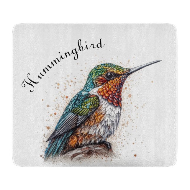 Planche À Découper Serenade de colibri bijoux, coutume (Devant)