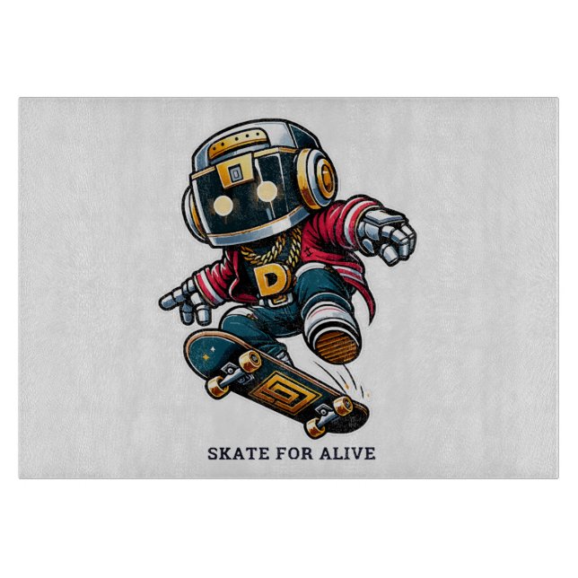 Planche À Découper Série de skate Street Style (Devant)