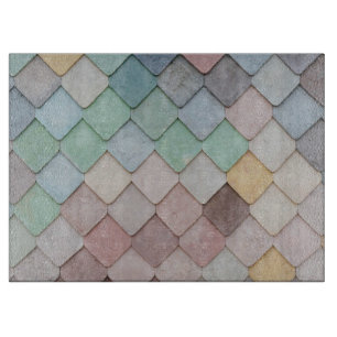Planche À Découper Shabby Carrelage Chic Pastel