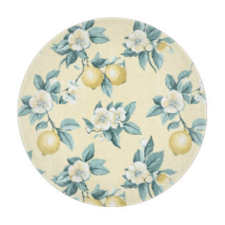 Planche À Découper Shabby Chic Série Florale Citron Design #10
