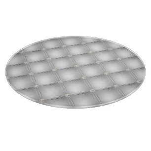 Planche À Découper Silver Glam Diamond rose