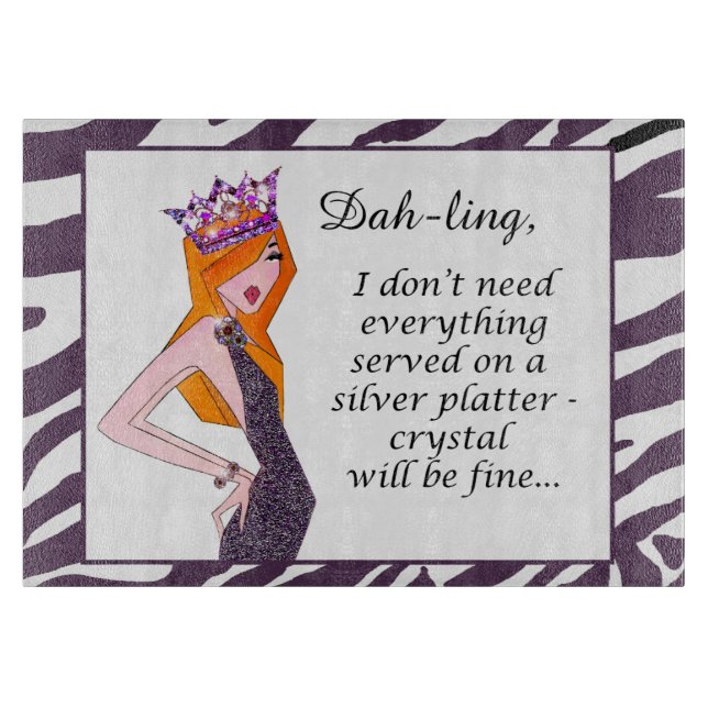 Planche À Découper Silver Platter DIVA (Devant)