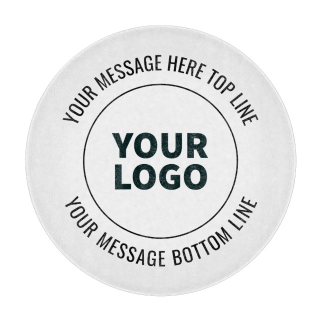 Planche À Découper Simple à remplacer par votre logo ou votre image (Devant)