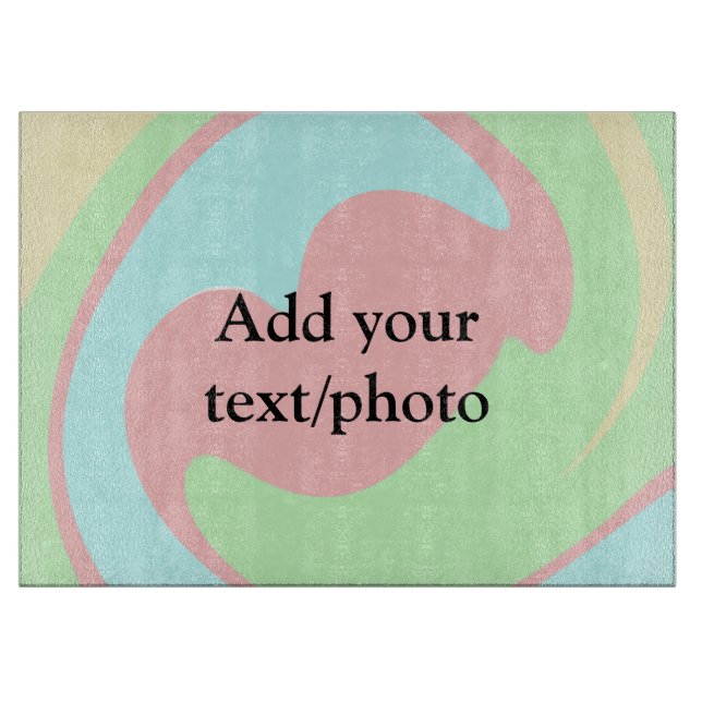 Planche À Découper Simple acrylique pour marbre ajouter votre nom de  (Devant)