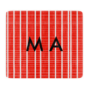 Planche À Découper Simple monogramme ajouter votre nom lettre man min