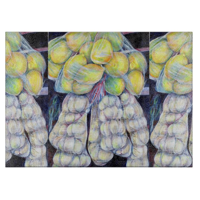 Planche À Découper Singapour : Les merveilles des marchés occidentaux (Devant)