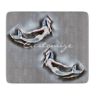 Planche À Découper Sirène de bain Thunder_Cove Grey