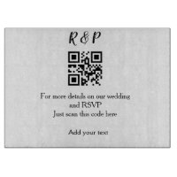 site web de mariage rsvp q r code ajouter nom text
