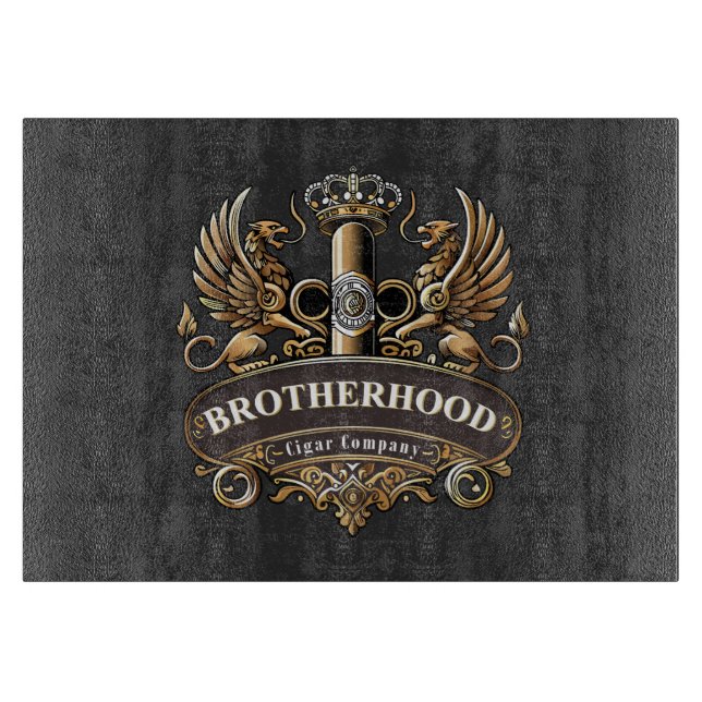 Planche À Découper Société de cigares Brotherhood  (Devant)