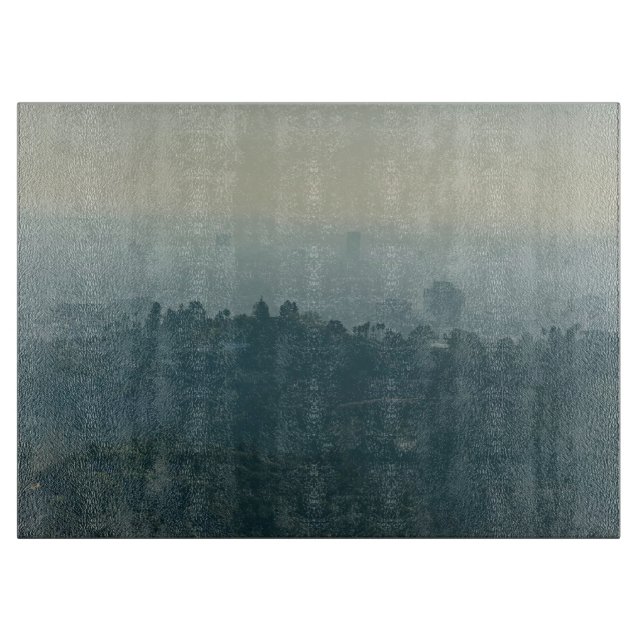 Planche À Découper Soir brumeux à LA  (Devant)