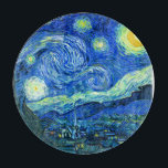 Planche À Découper soirée étoile vincent van gogh<br><div class="desc">Le célèbre tableau de Van Gogh, "La nuit étoilée". Peint lors de son séjour à l'asile de Saint Rémy dans les années 1880, van Gogh dépeignait les collines ondulantes et les cyprès qu'il voyait depuis sa fenêtre. numériquement amélioré par PixDezines. Copyright © 2008-2016 PixDezines.com™ et PixDezines™ sur zazzle.com. Tous droits...</div>