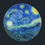 Planche À Découper soirée étoile vincent van gogh<br><div class="desc">Le célèbre tableau de Van Gogh, "La nuit étoilée". Peint lors de son séjour à l'asile de Saint Rémy dans les années 1880, van Gogh dépeignait les collines ondulantes et les cyprès qu'il voyait depuis sa fenêtre. numériquement amélioré par PixDezines. Copyright © 2008-2016 PixDezines.com™ et PixDezines™ sur zazzle.com. Tous droits...</div>