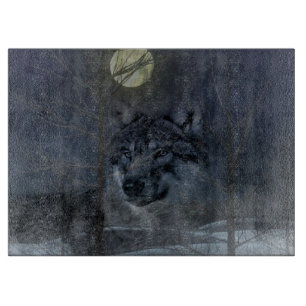 Planche À Découper Soirée Wolf Spirit Moon