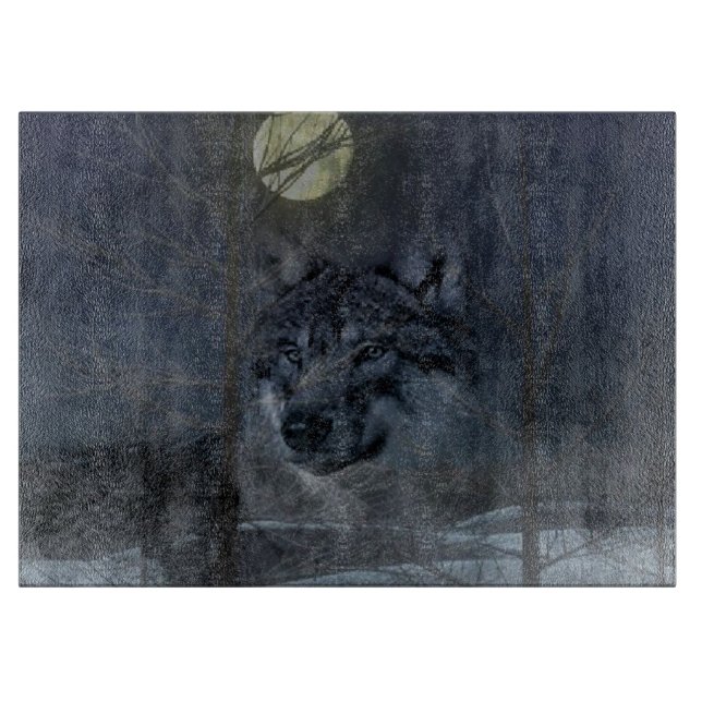 Planche À Découper Soirée Wolf Spirit Moon (Devant)