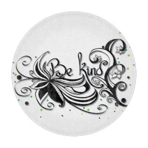 Planche À Découper SOIS GENTIL ! Citation calligraphie inspirante