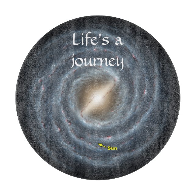 Planche À Découper Soleil dans la voie lactée NASA (Devant)