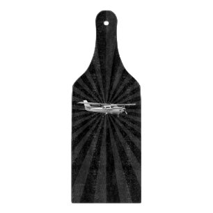 Planche À Découper Soleil d'éclatement volant de la silhouette de Ces