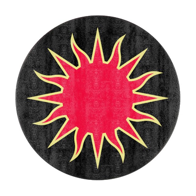 Planche À Découper Soleil Sun Sonne Sole (Devant)