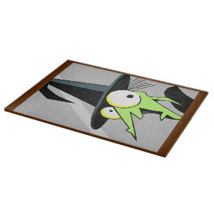 Planche à Découper Sorcière Dans Le Miroir