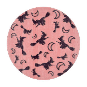 Planche À Découper Sorcière volante entre la moitié de la lune à Hall