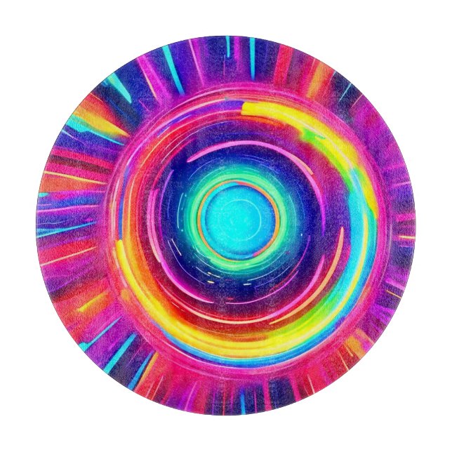 Planche À Découper Spectre circulaire : Une exploration dynamique des (Devant)