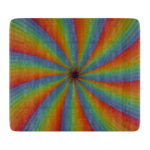 Planche À Découper Spectrum Spin – Spirale chromatique radieuse